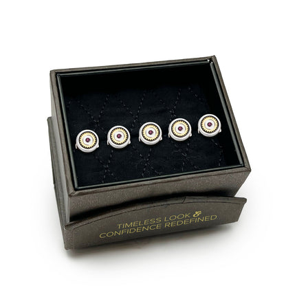 Gear Amethyst Stone 5-Studs