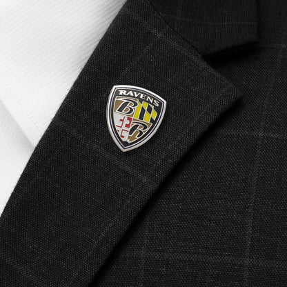 NFL Baltimore Ravens Shield Lapel Pin