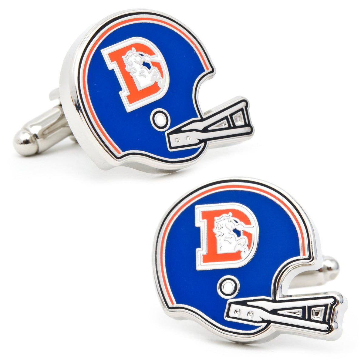 NFL Denver Broncos Throwback Helmet Cufflinks