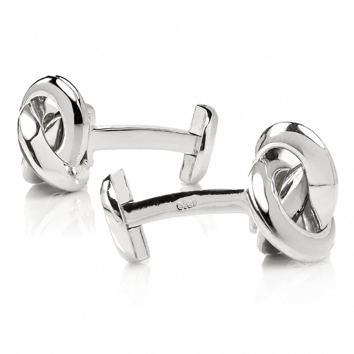 Sterling Silver Knot Cufflinks