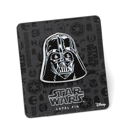 Star Wars Darth Vader Black, White, and Gray Dress Socks and Lapel Pin Gift Set