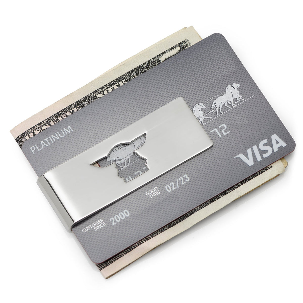 Star Wars Grogu Cutout Money Clip
