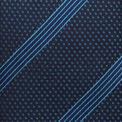 Star Wars Millennium Falcon Blue Striped Tie