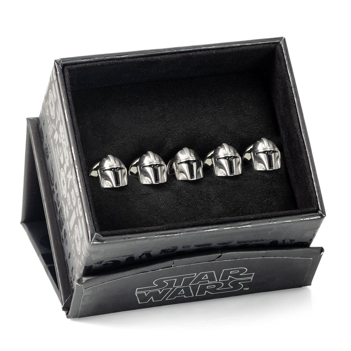 3D Mandalorian Helmet Studs