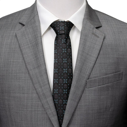 Star Wars Mandalorian Motif Black Tie