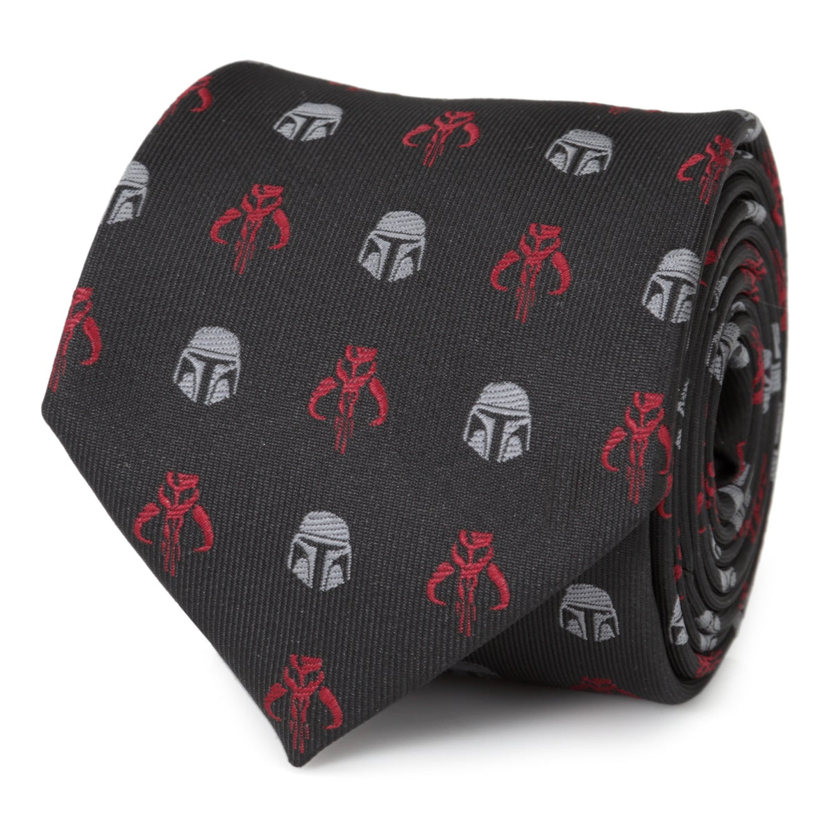 Star Wars Mandalorian & Mythosaur Big & Tall Red Black Tie