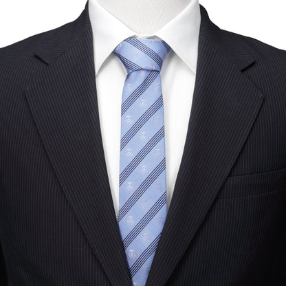 Star Wars Stormtrooper Blue Plaid Tie