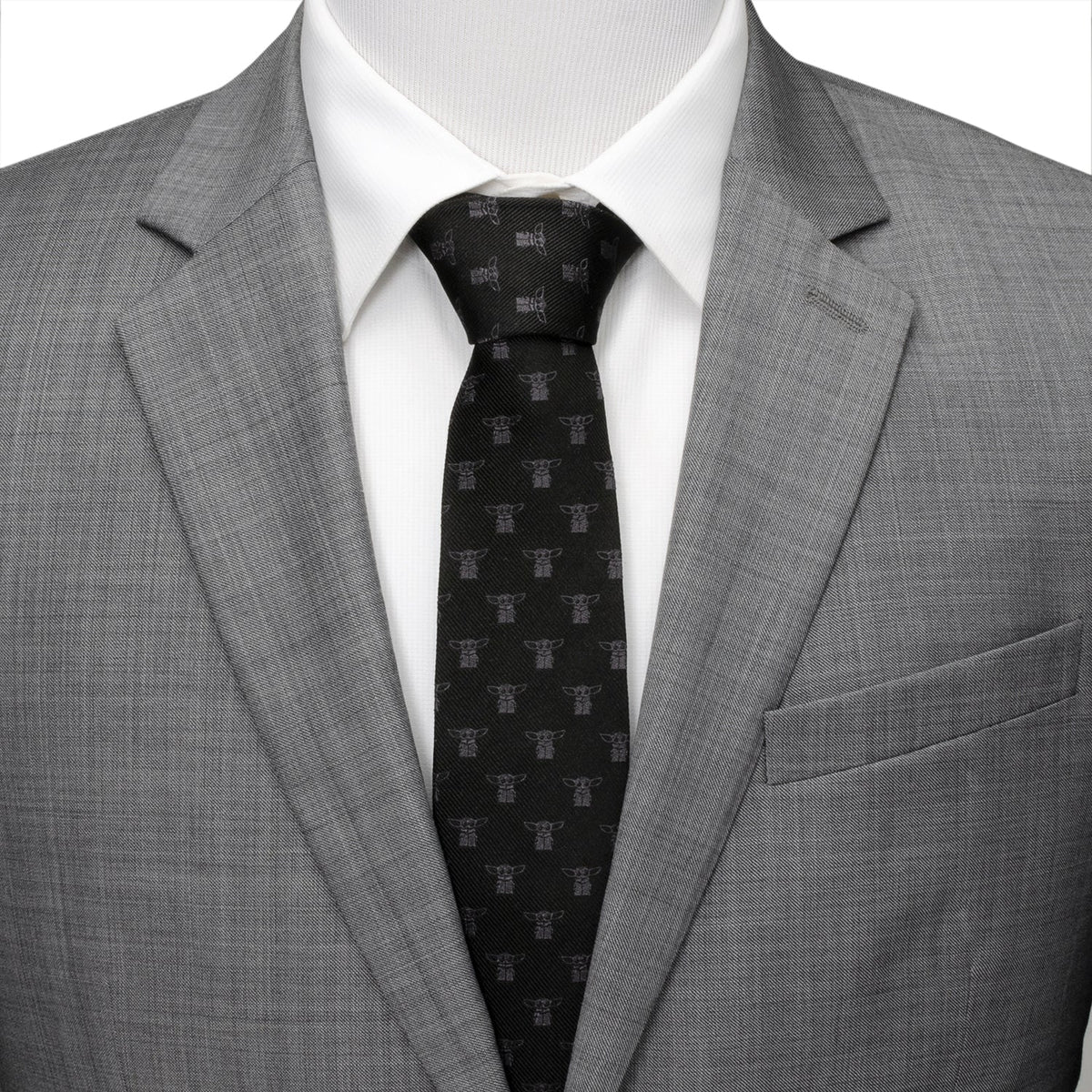 Star Wars Grogu Black Tie