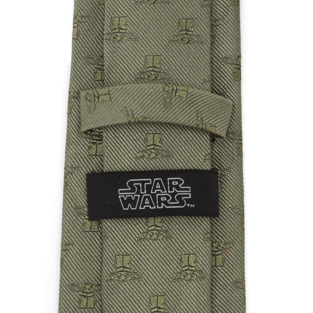 Star Wars Grogu Sage Green Tie