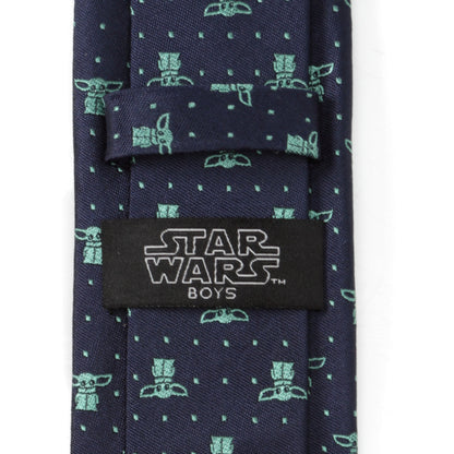 Star Wars Grogu Navy Dotted Tie
