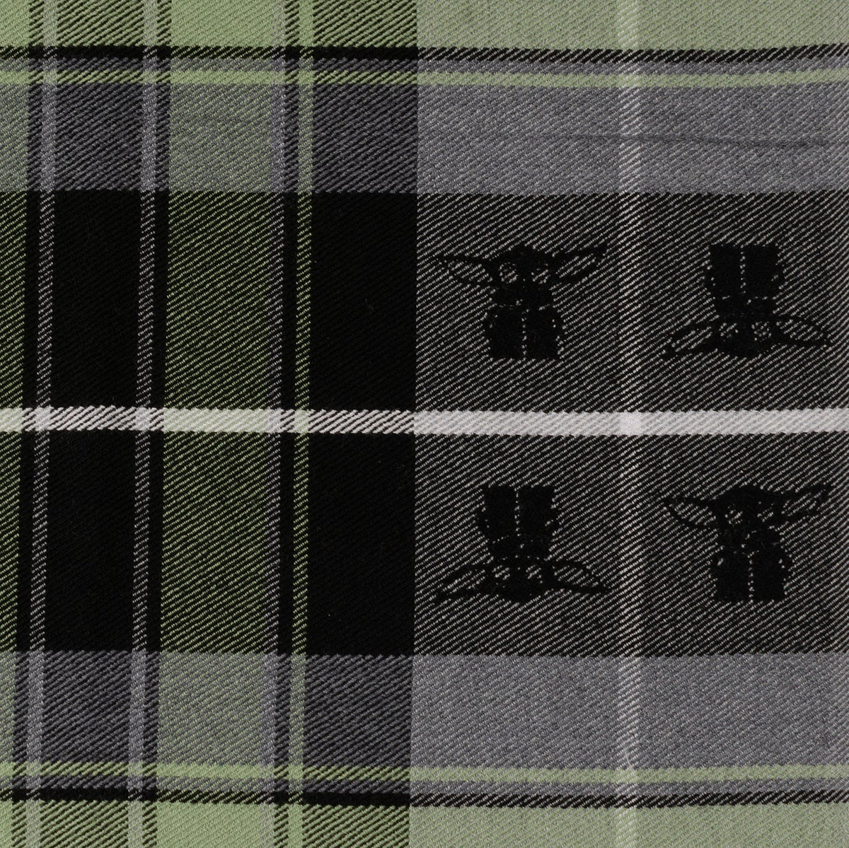 Star Wars Grogu Green and Black Scarf