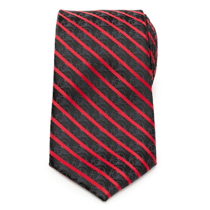 Star Wars Darth Vader Red and Black Striped Tie