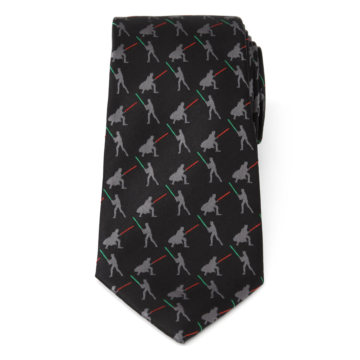 Star Wars Darth Vader and Luke Skywalker LIGHTSABER Battle Black Tie