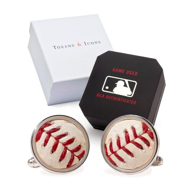 Pittsburgh Pirates Game Used Baseball Cufflinks
