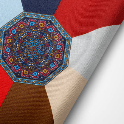 "The Joseph" Multi-Colored Paisley Pocket Square - A Vincent De Paul Collaboration
