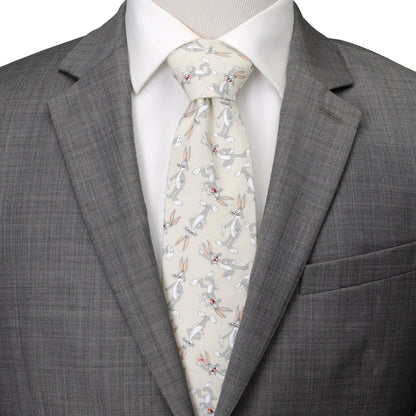 Looney Tunes Bugs Bunny Gray Men's Tie