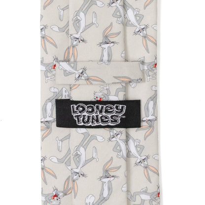 Looney Tunes Bugs Bunny Gray Men's Tie