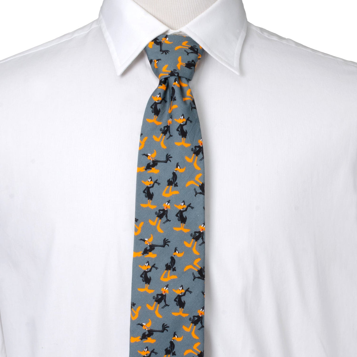 Looney Tunes Daffy Duck Grey Men's Tie