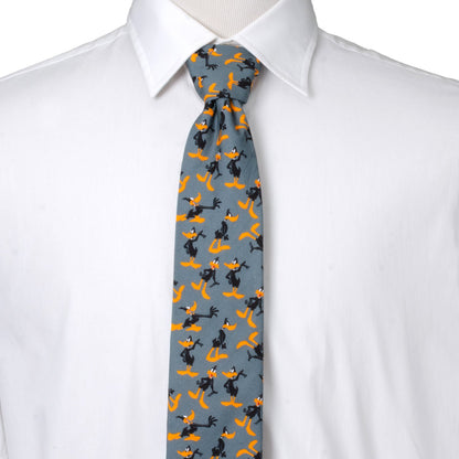 Looney Tunes Daffy Duck Grey Men's Tie