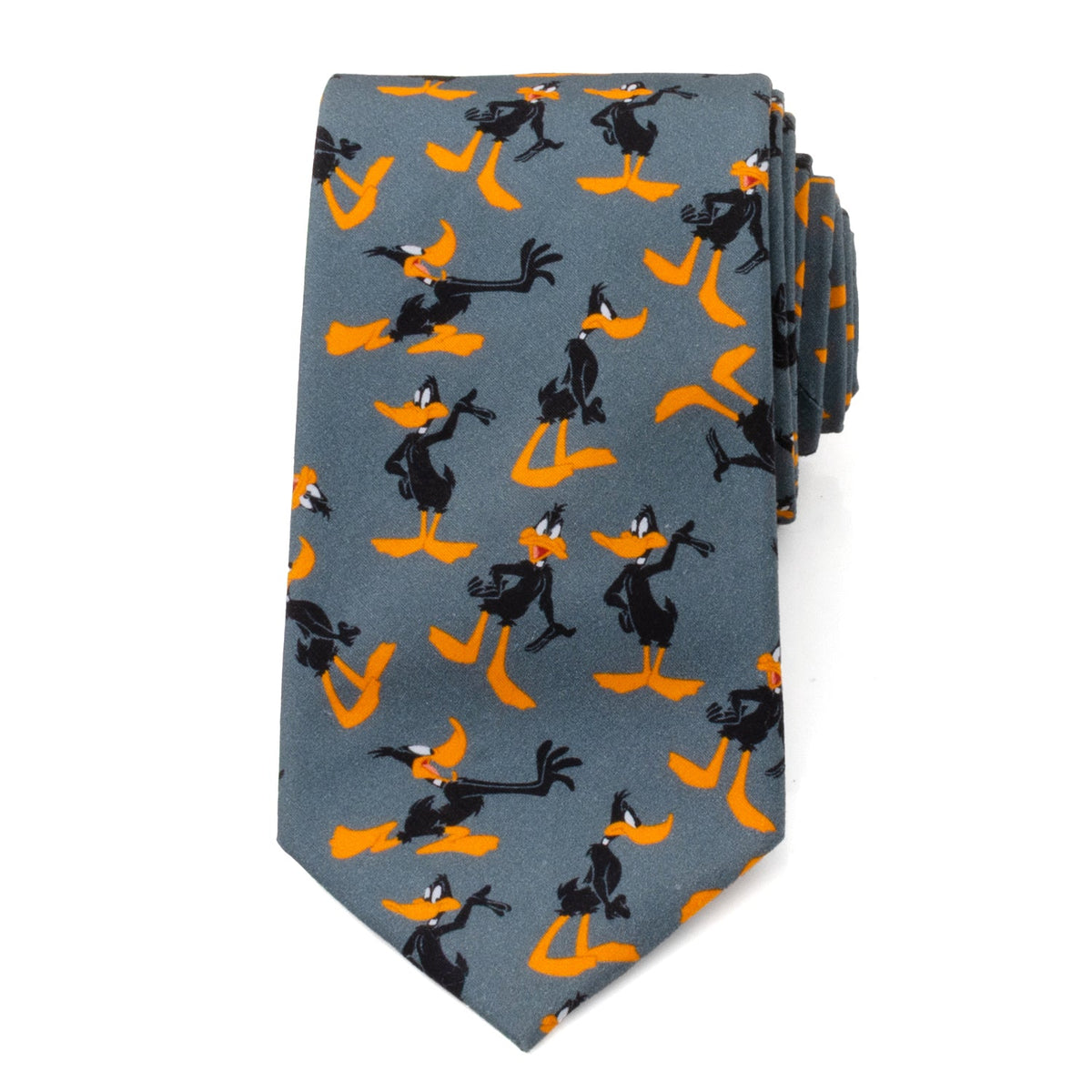 Looney Tunes Daffy Duck Grey Men's Tie