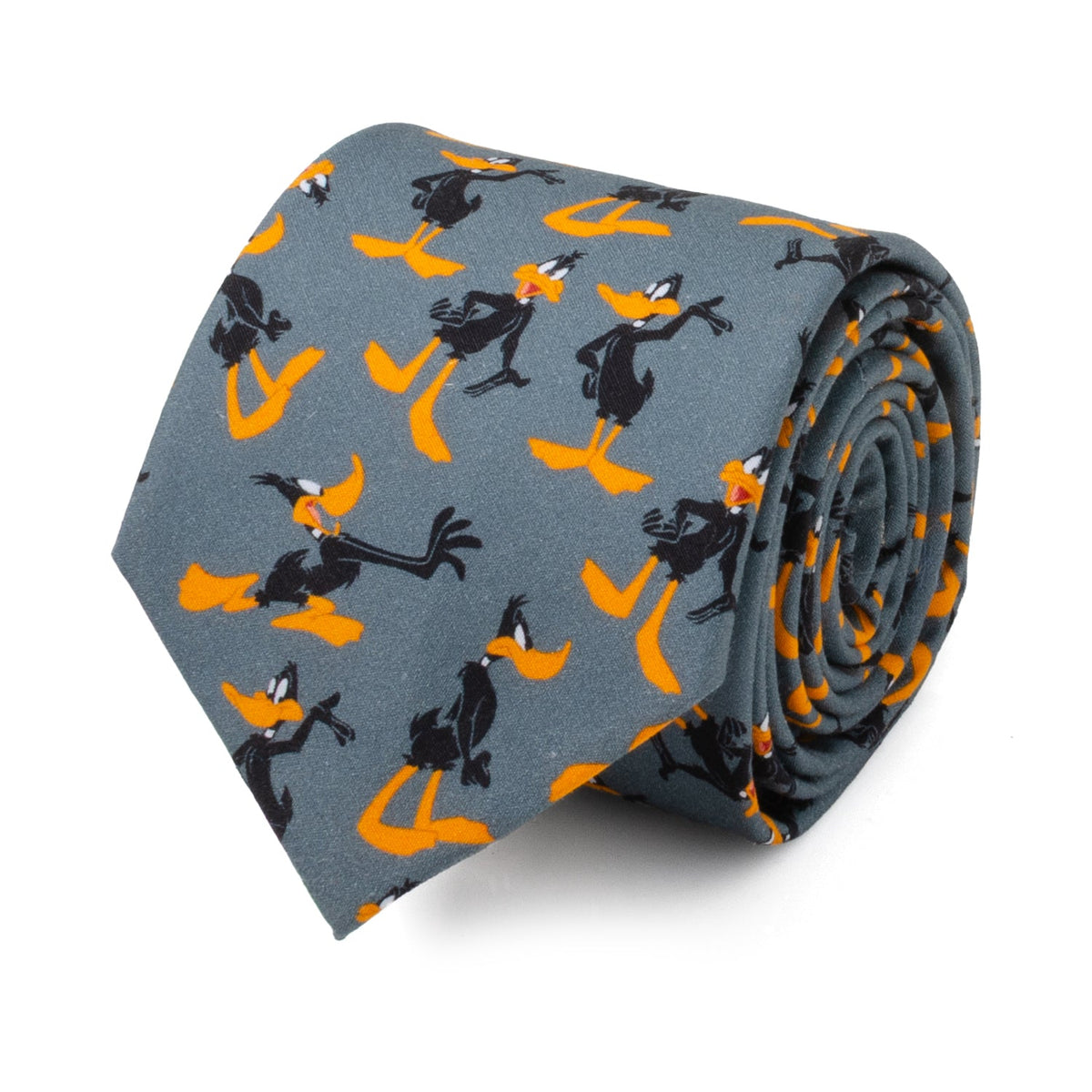 Looney Tunes Daffy Duck Grey Men's Tie