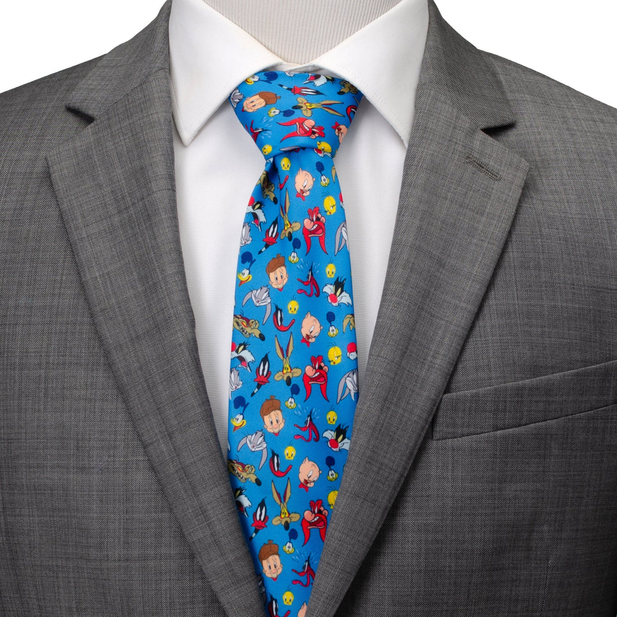 Looney Tunes Blue Men's Tie