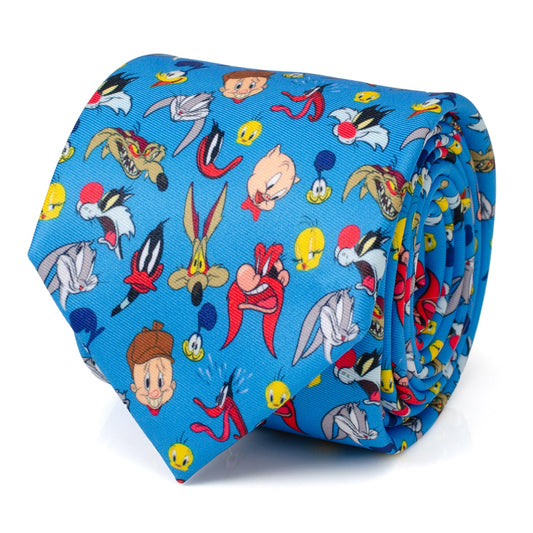 Looney Tunes Blue Men's Tie