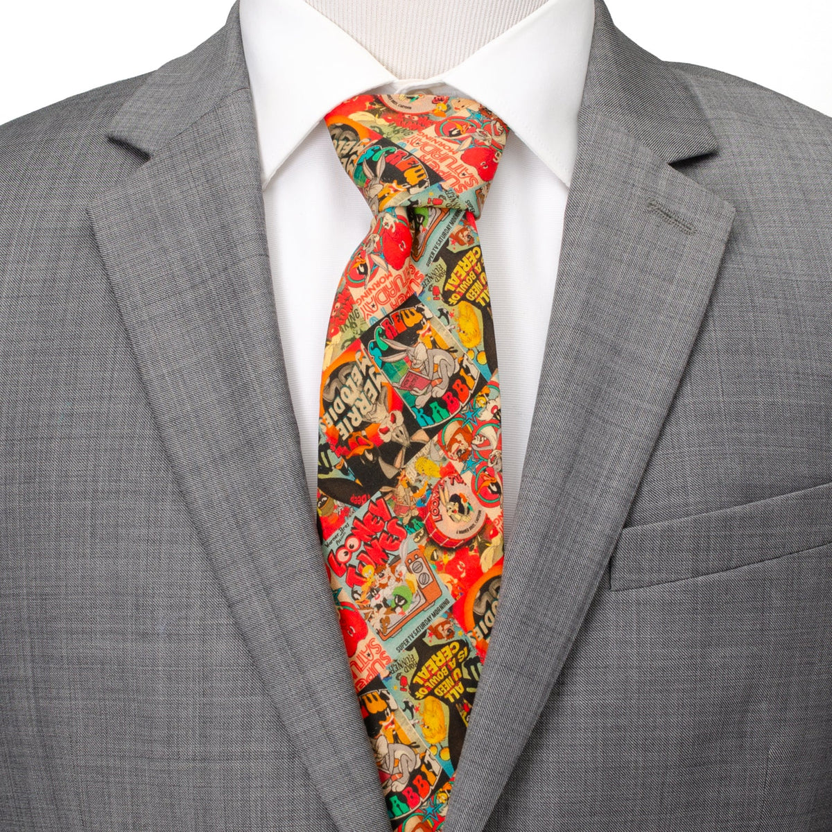 Looney Tunes Saturday Morning Men's Tie