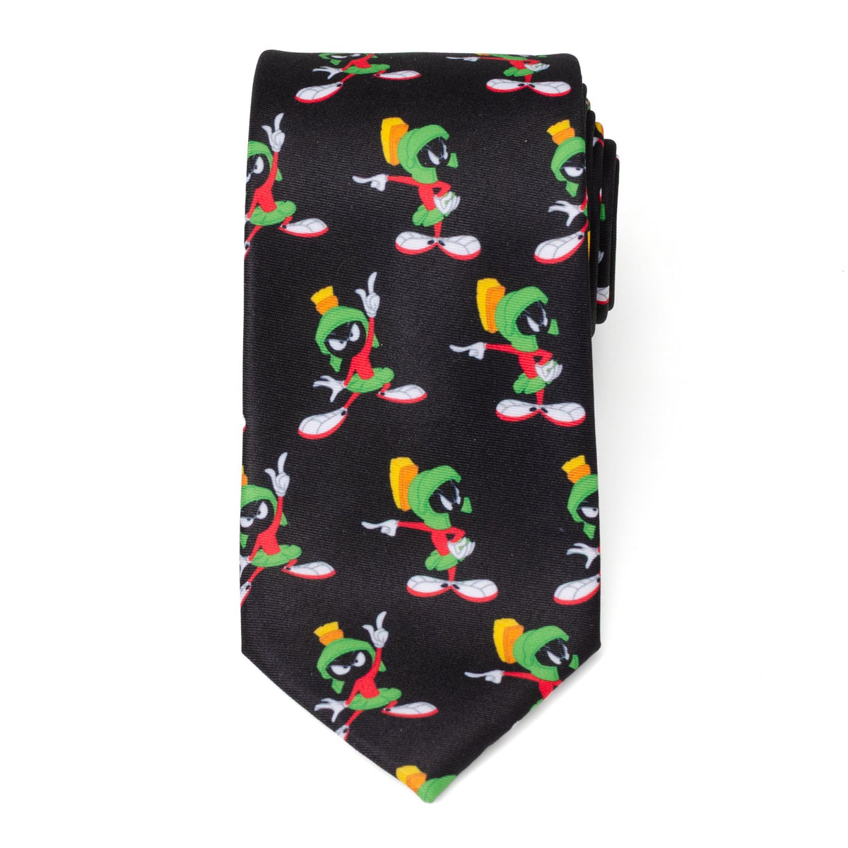 Looney Tunes Marvin the Martian Black Men's Tie