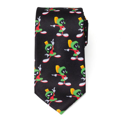 Looney Tunes Marvin the Martian Black Men's Tie