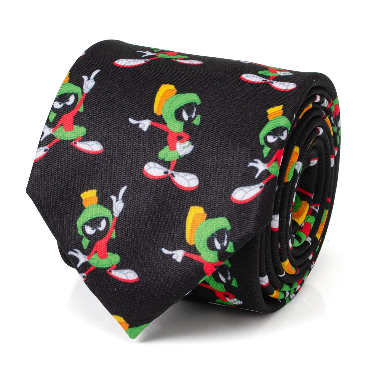 Looney Tunes Marvin the Martian Black Men's Tie